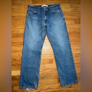 Y2K Levi’s 505 Medium Stone Wash Jeans 34x32